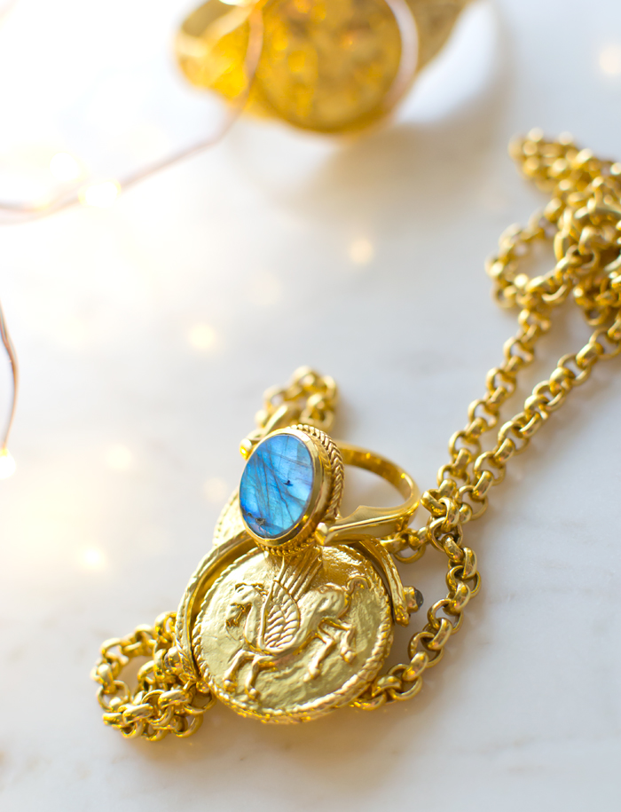 Coin Pendant Necklace by Julie Vos