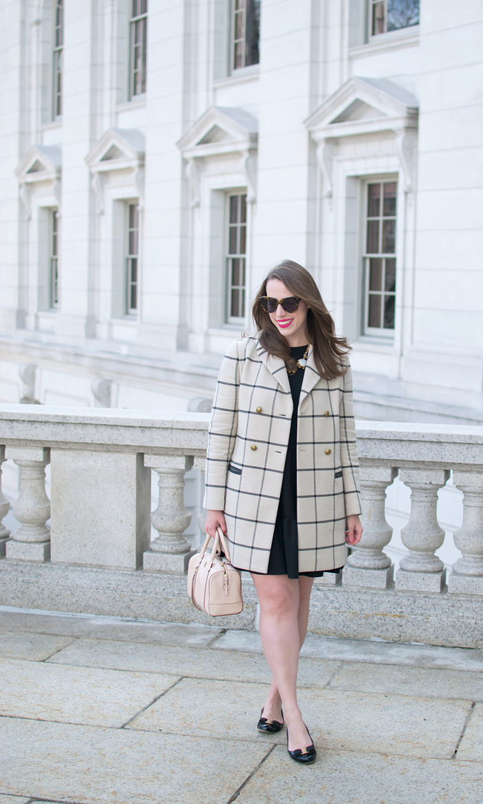 Tory Burch Plaid Coat