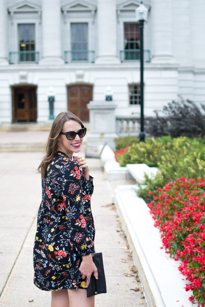 old navy pintuck swing dress