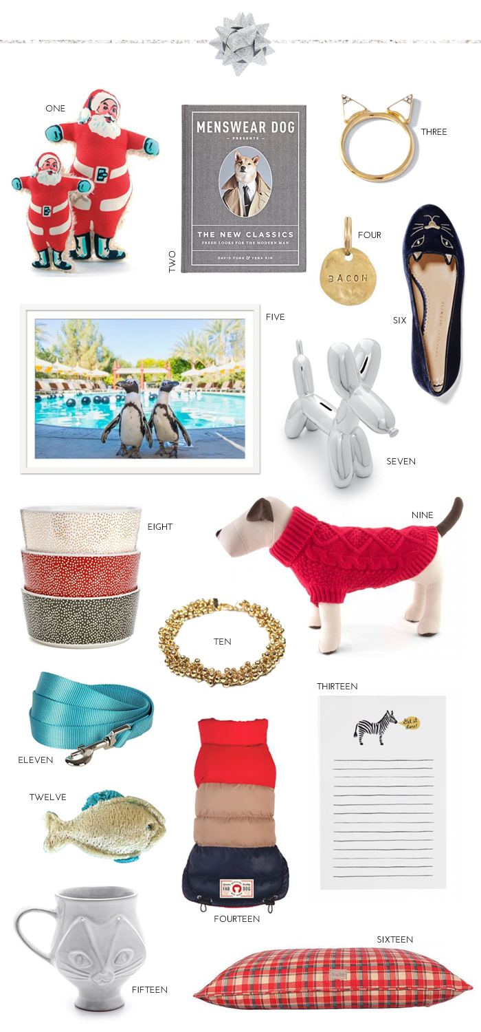 Gift Guide: Animal Lovers & Pampered Pets