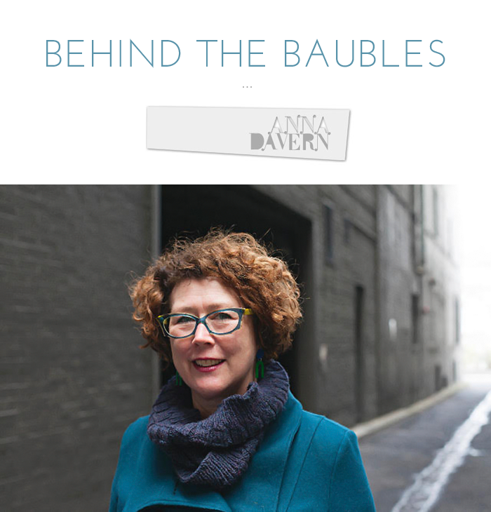 Behind the Baubles interview with designer Anna Davern