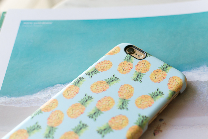 Caseable Pineapple-Print iPhone Case