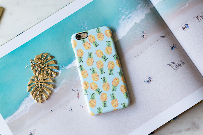 Caseable Pineapple-Print iPhone Case