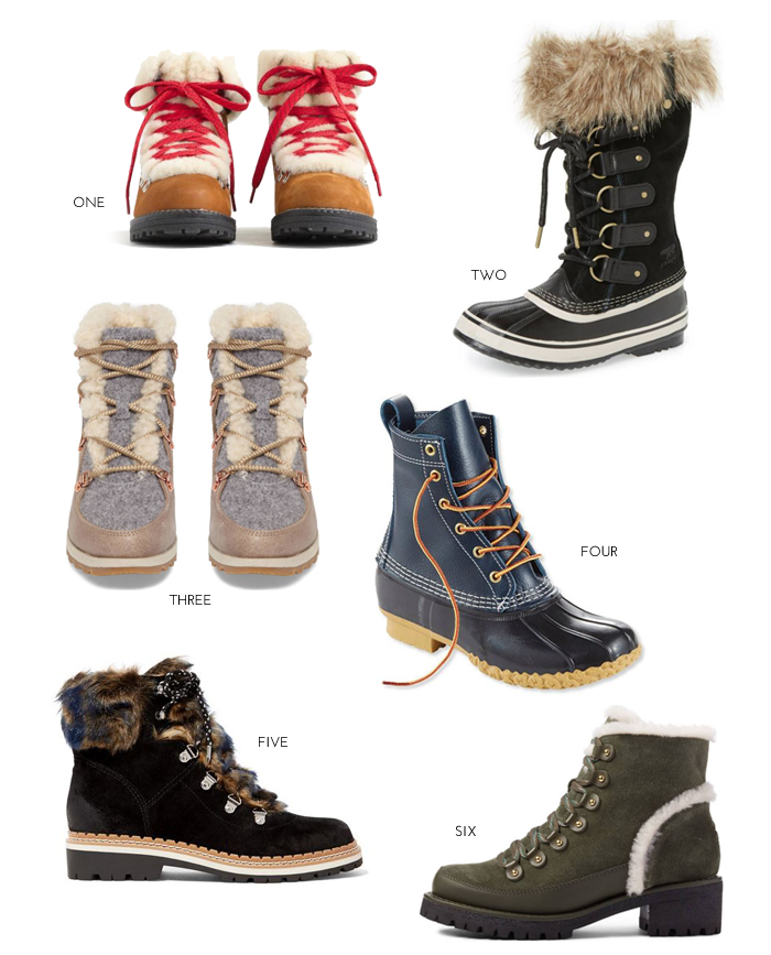 6 Pairs of Weatherproof Boots for Winter