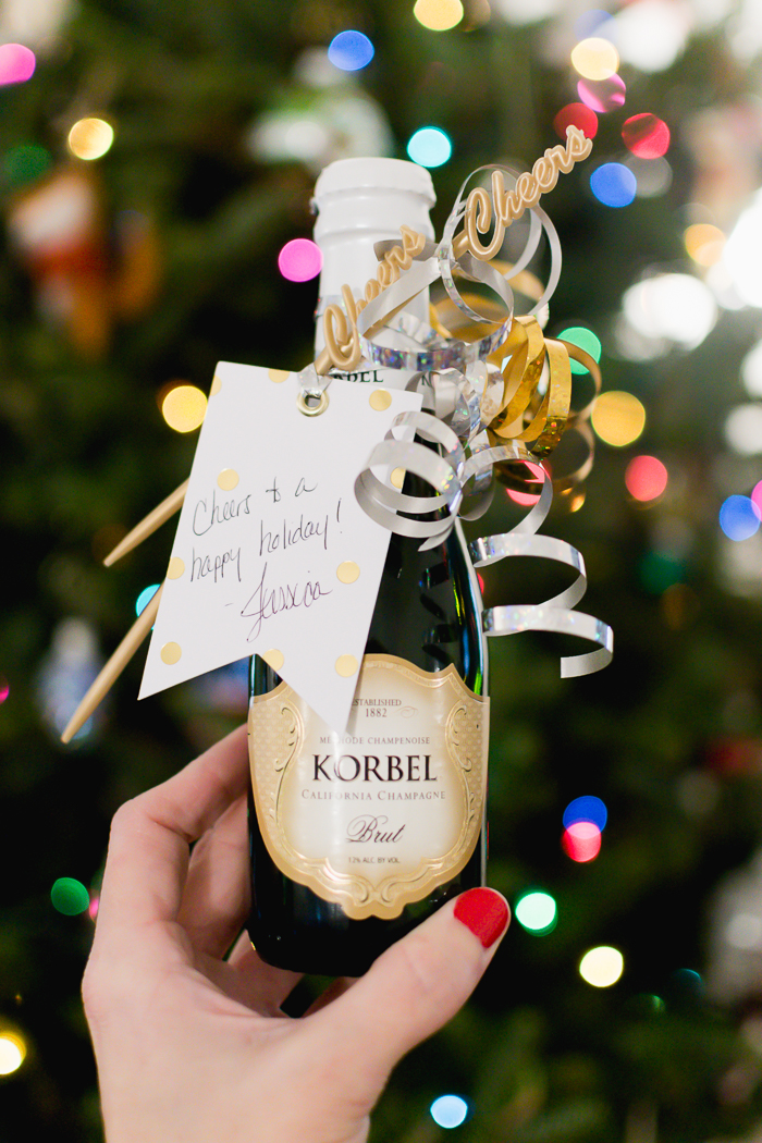 Last-Minute Holiday Gift: Mini Champagne 