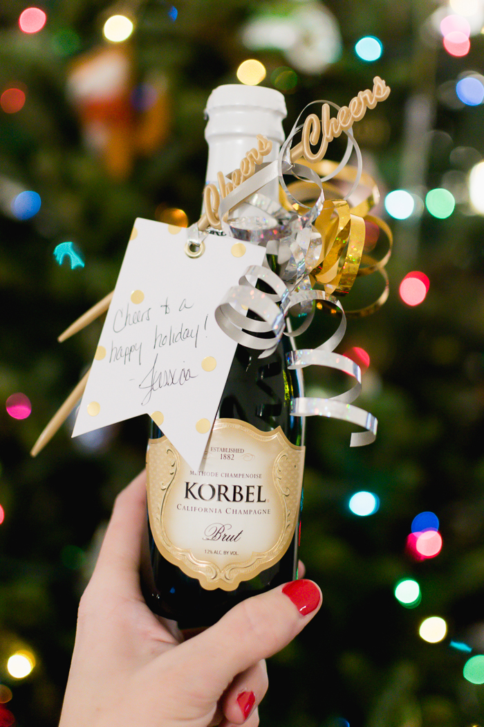 Last-Minute Holiday Gift: Mini Champagne 