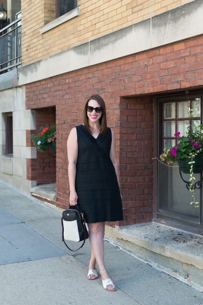 garnet hill linen dress