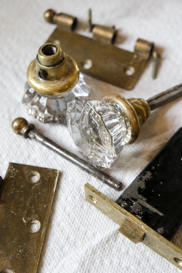 Brass Hardware  Easy Tricks to Remove Paint & Tarnish - The Homes