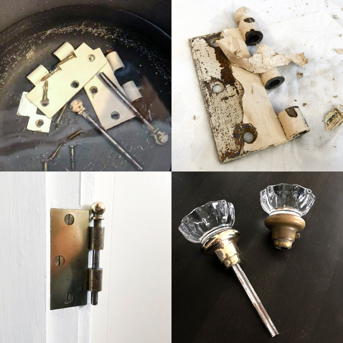 UN-DOING WHAT I DID {HOW TO STRIP PAINT FROM BRASS}